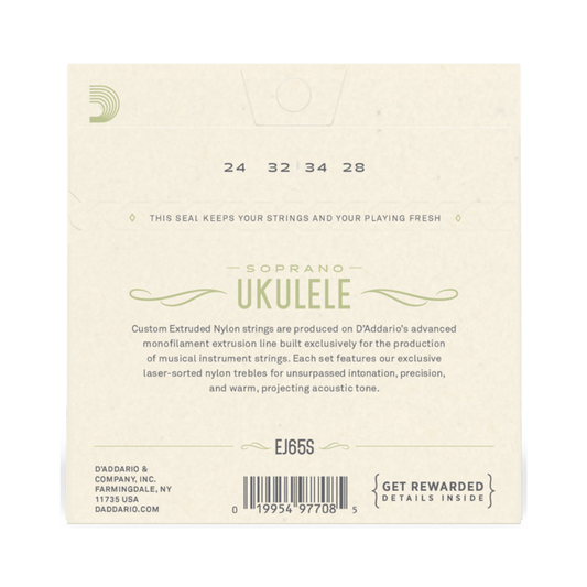 Cuerdas para Ukelele Soprano D'Addario