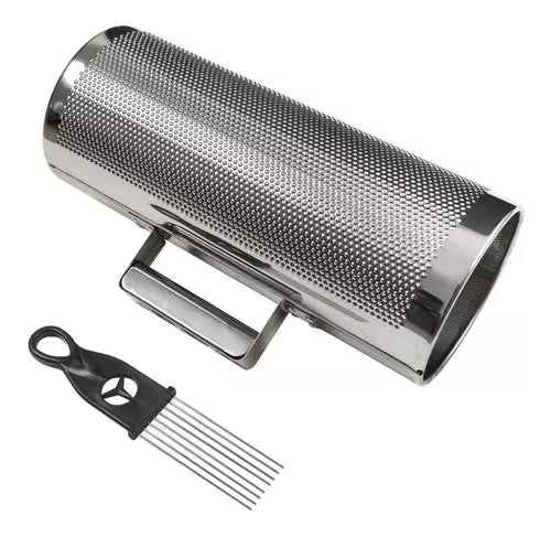 Guira Metal Plateado 12" x 6" RMX