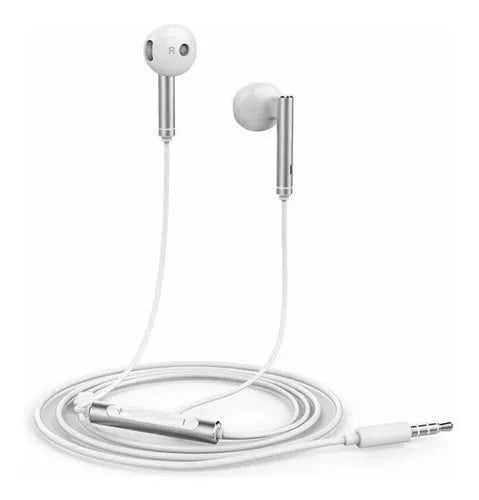 Audífonos blanco metal Huawei Am116 manos libres - color blancp