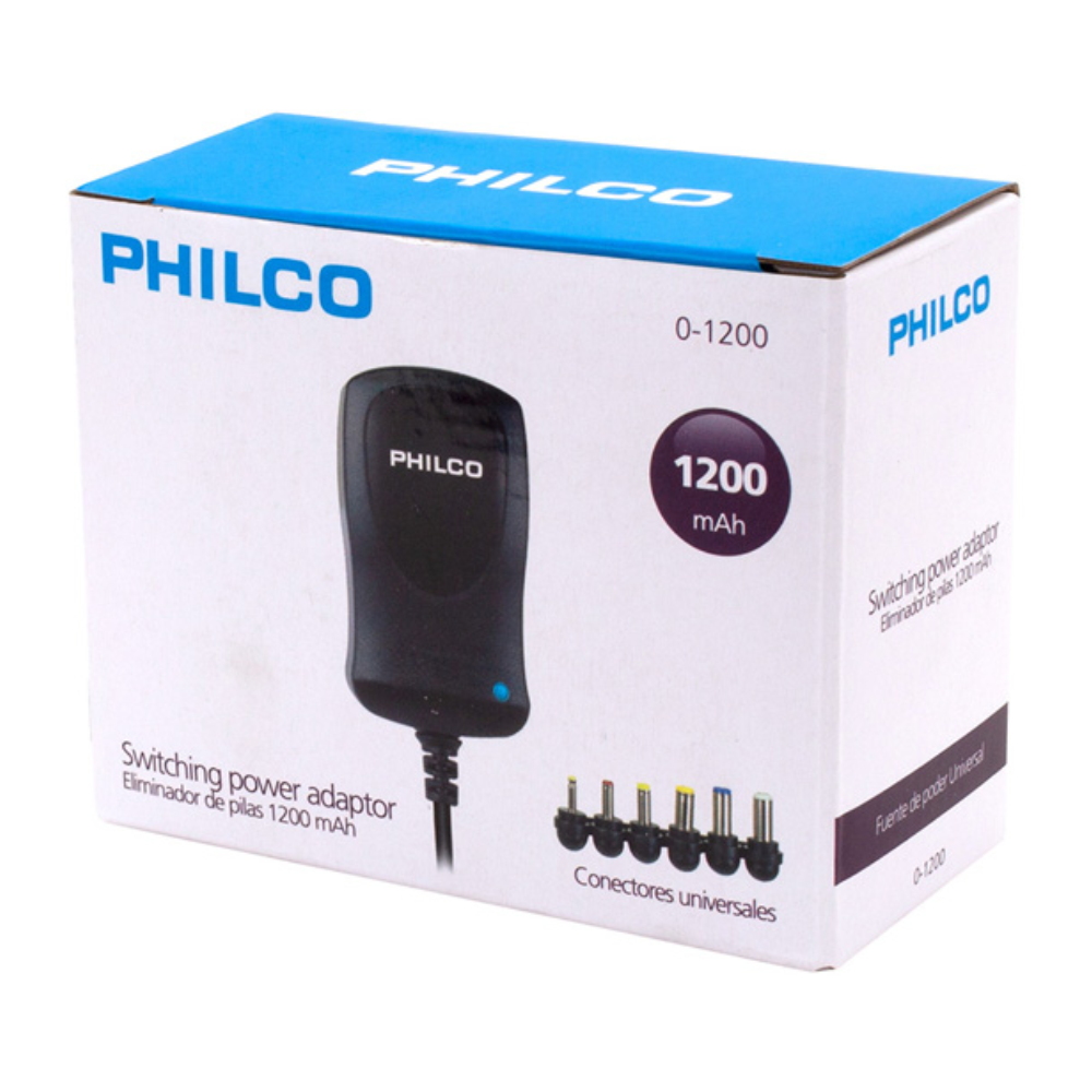 Eliminador de Pilas 1200 mAh Philco