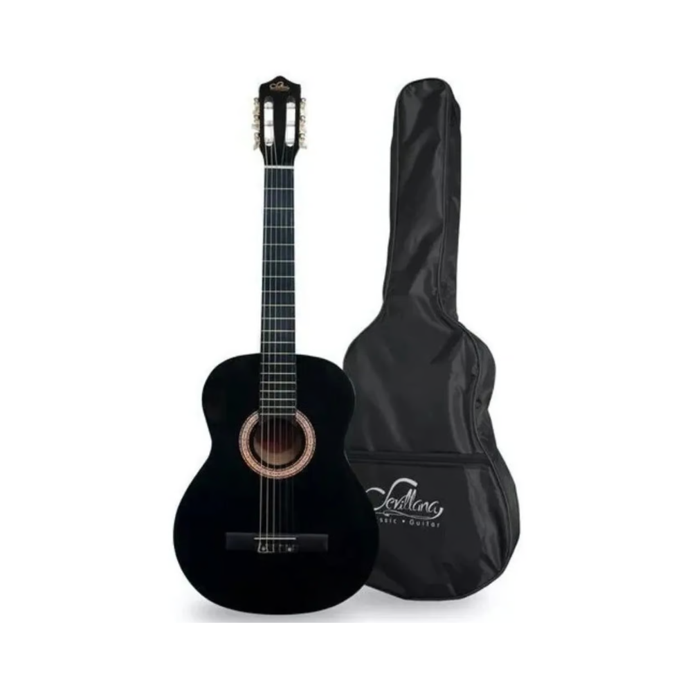 Guitarra Clásica 34" para Niño Black Sevillana