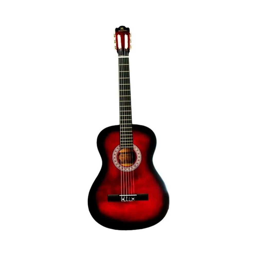 Guitarra Clásica 39" Redburst Alaguez