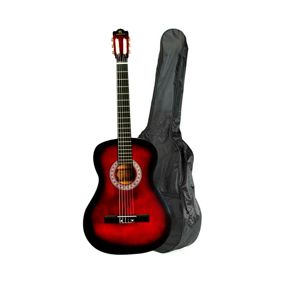 Guitarra Clásica 39" Redburst Alaguez