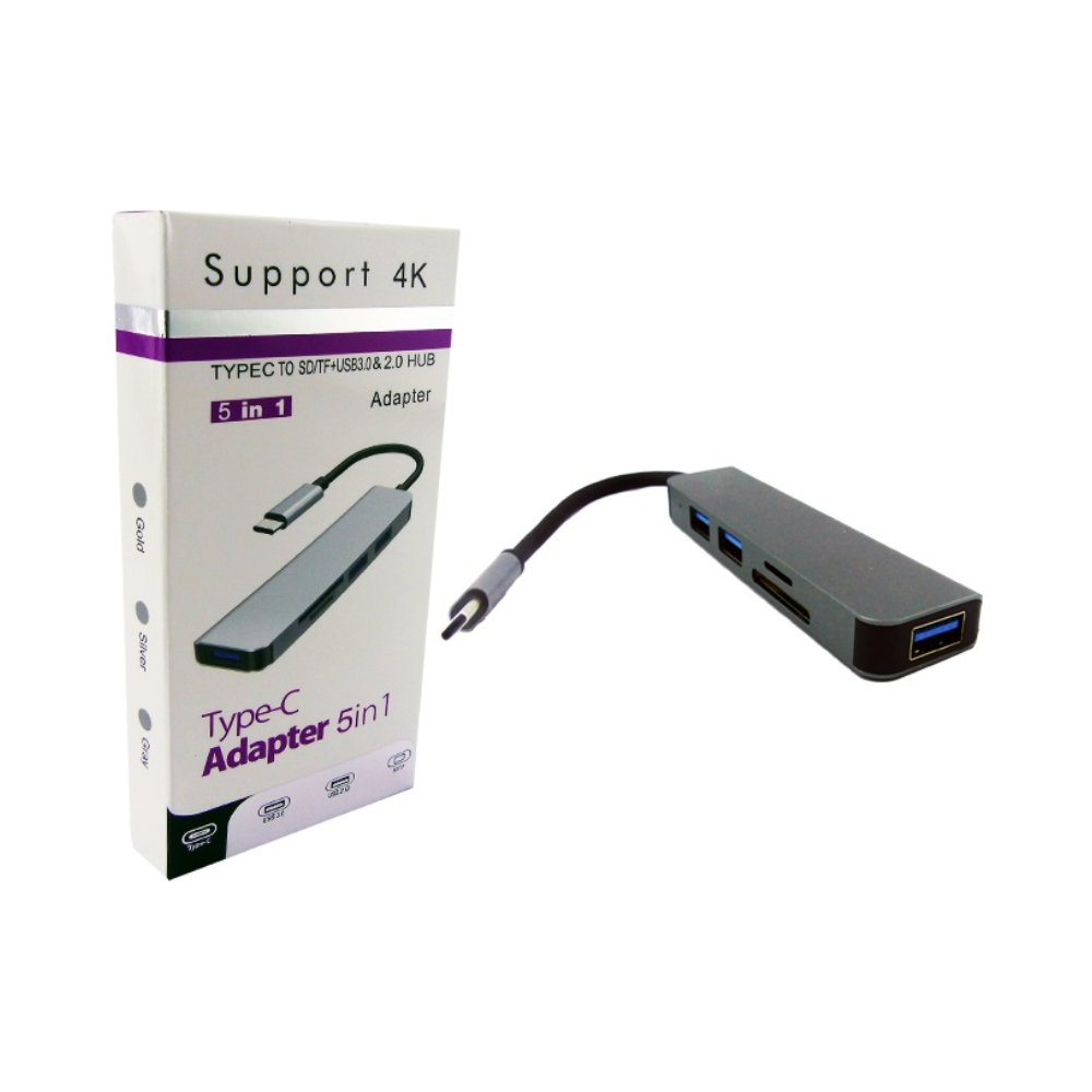 Hub USB C Adaptador 5 en 1