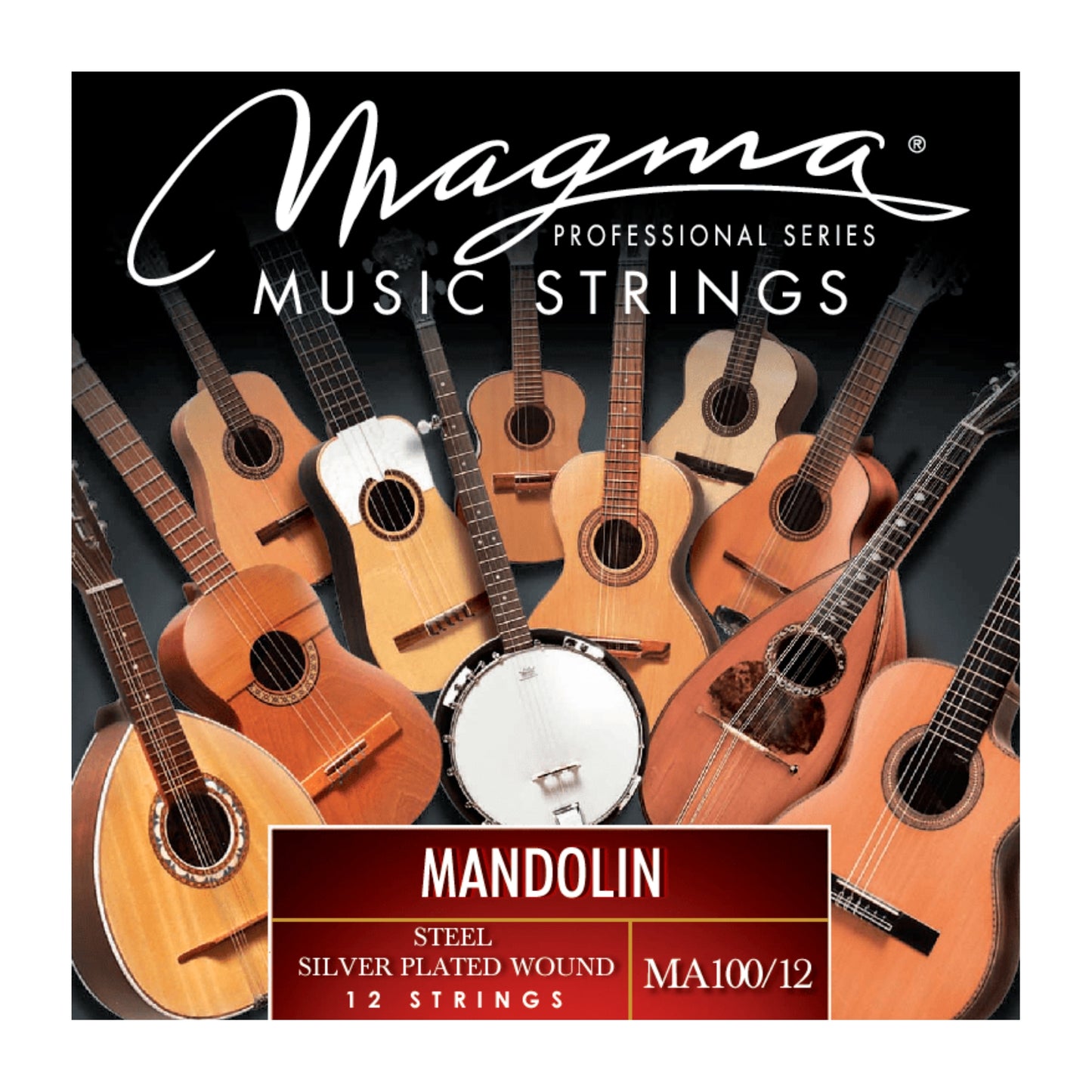 Cuerdas Mandolina 12 cuerdas Magma
