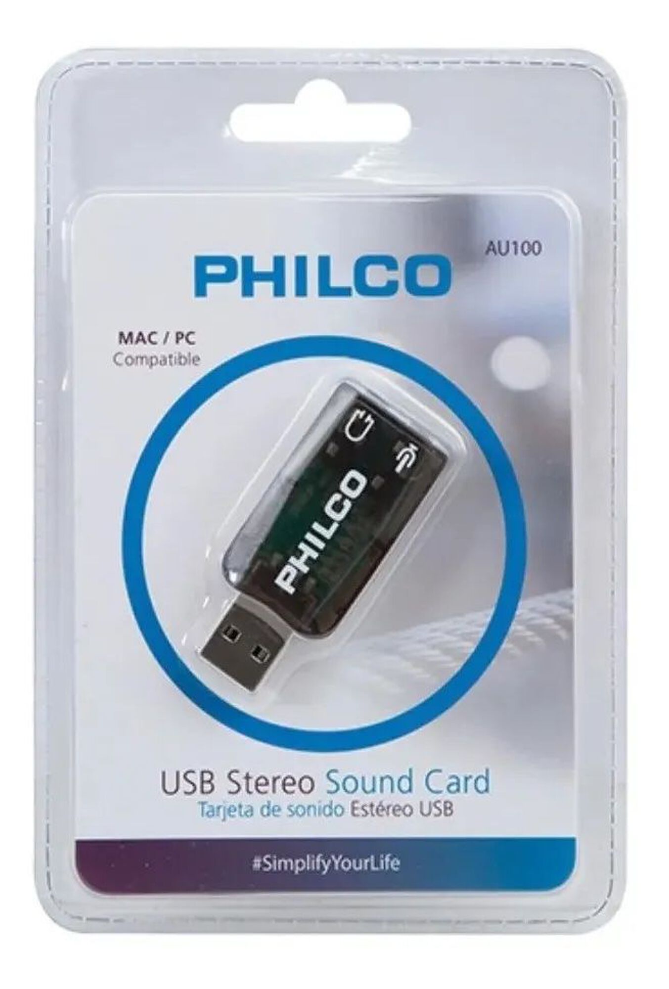 Tarjeta De Sonido USB Philco