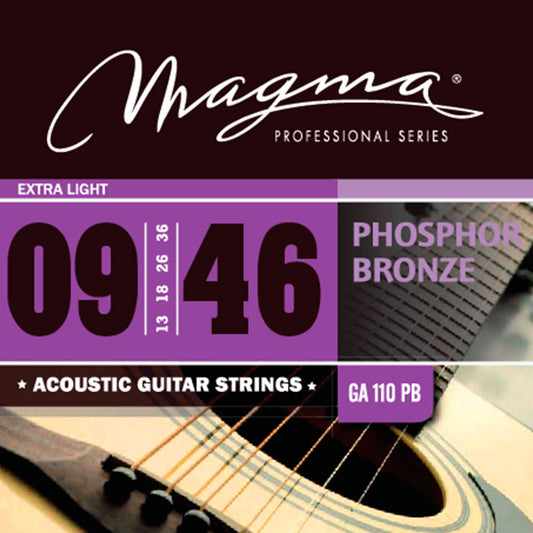 Cuerdas para Guitarra electroacústica 009-046 Magma