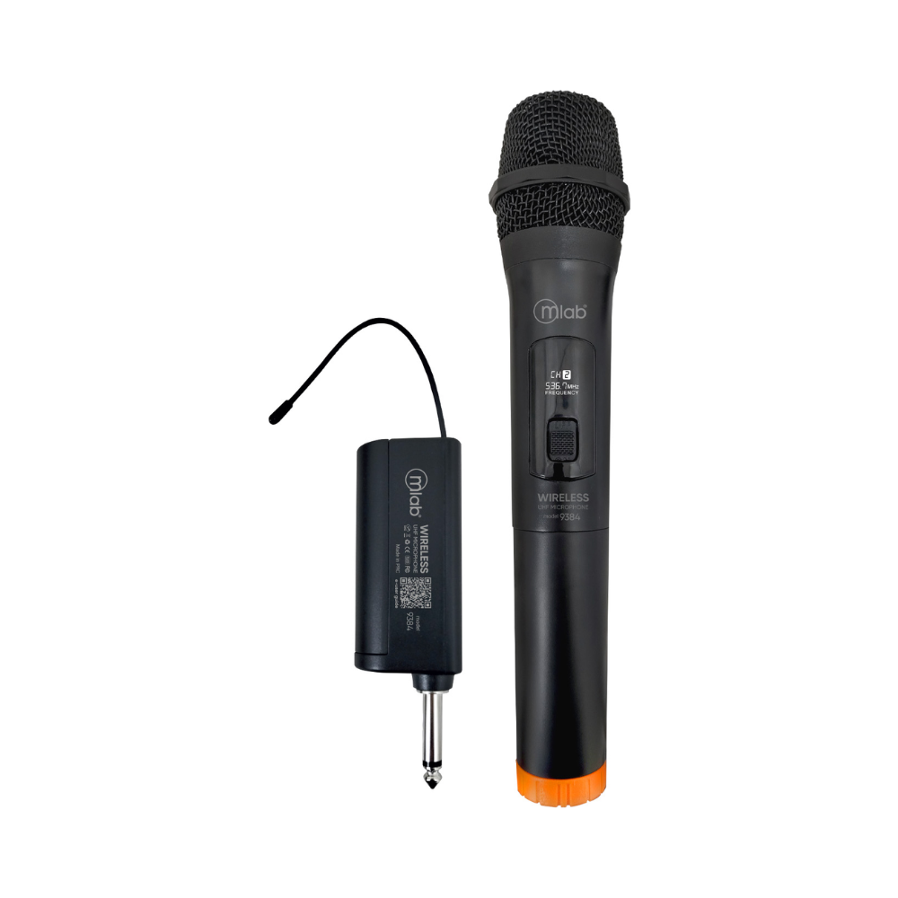 Micrófono Inalámbrico UHF Portátil Recargable Mlab