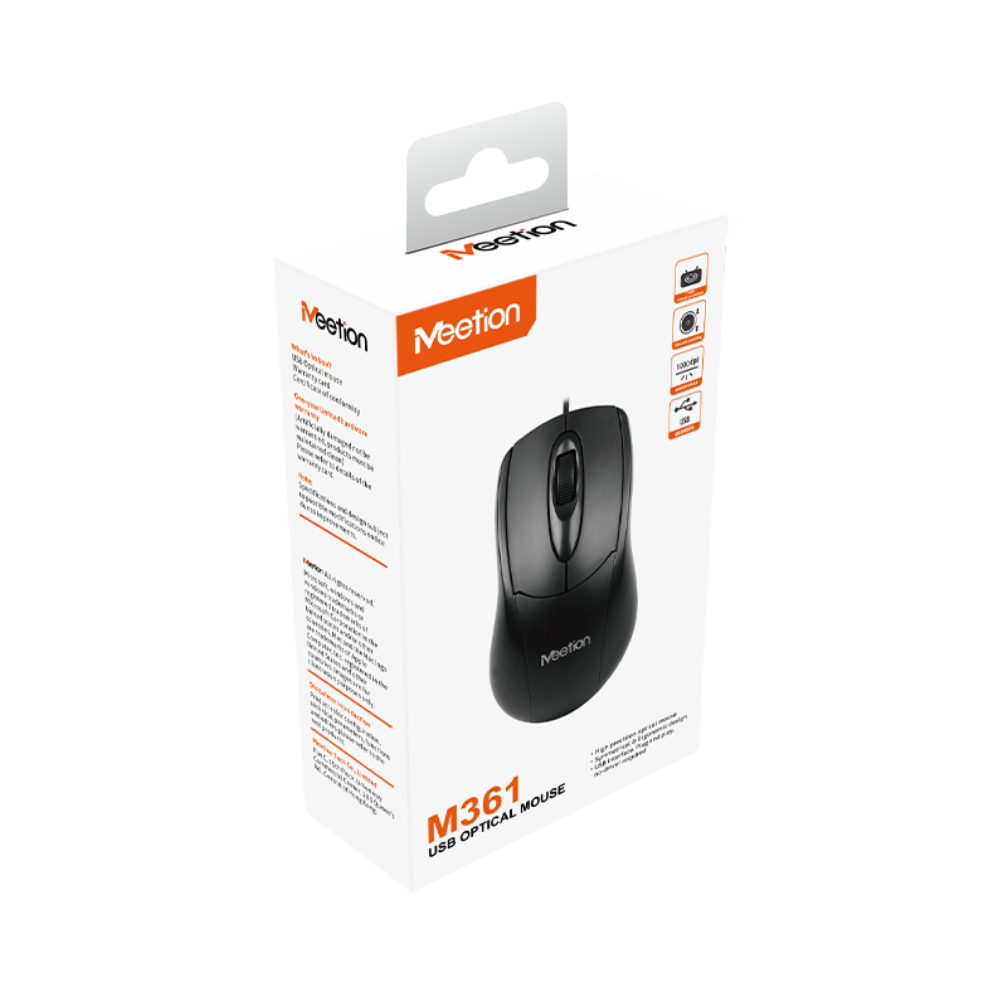 Mouse Óptico M361 Meetion