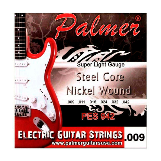Cuerdas Guitarra Eléctrica 9-42 Palmer