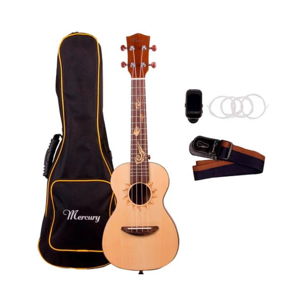 Pack Ukelele Concierto 23" Mercury