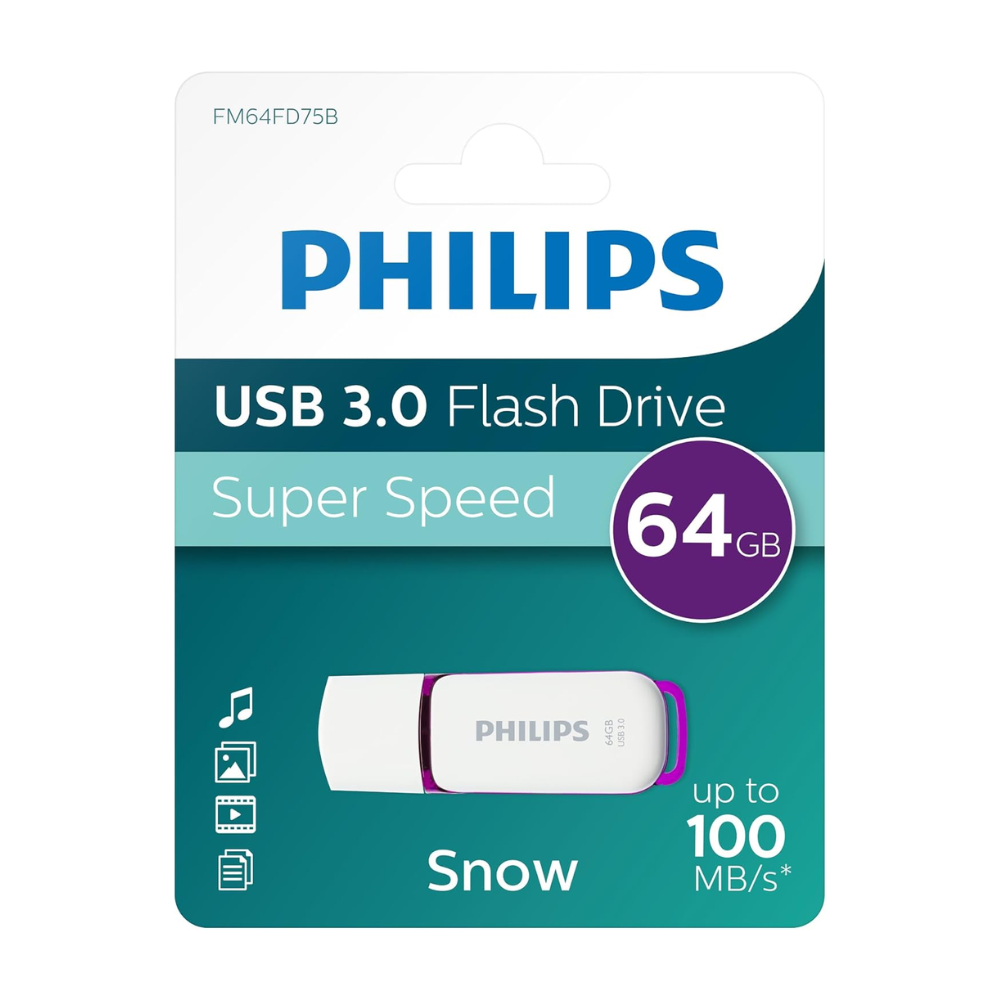 Pendrive 2.0 Snow 64gb Phillips