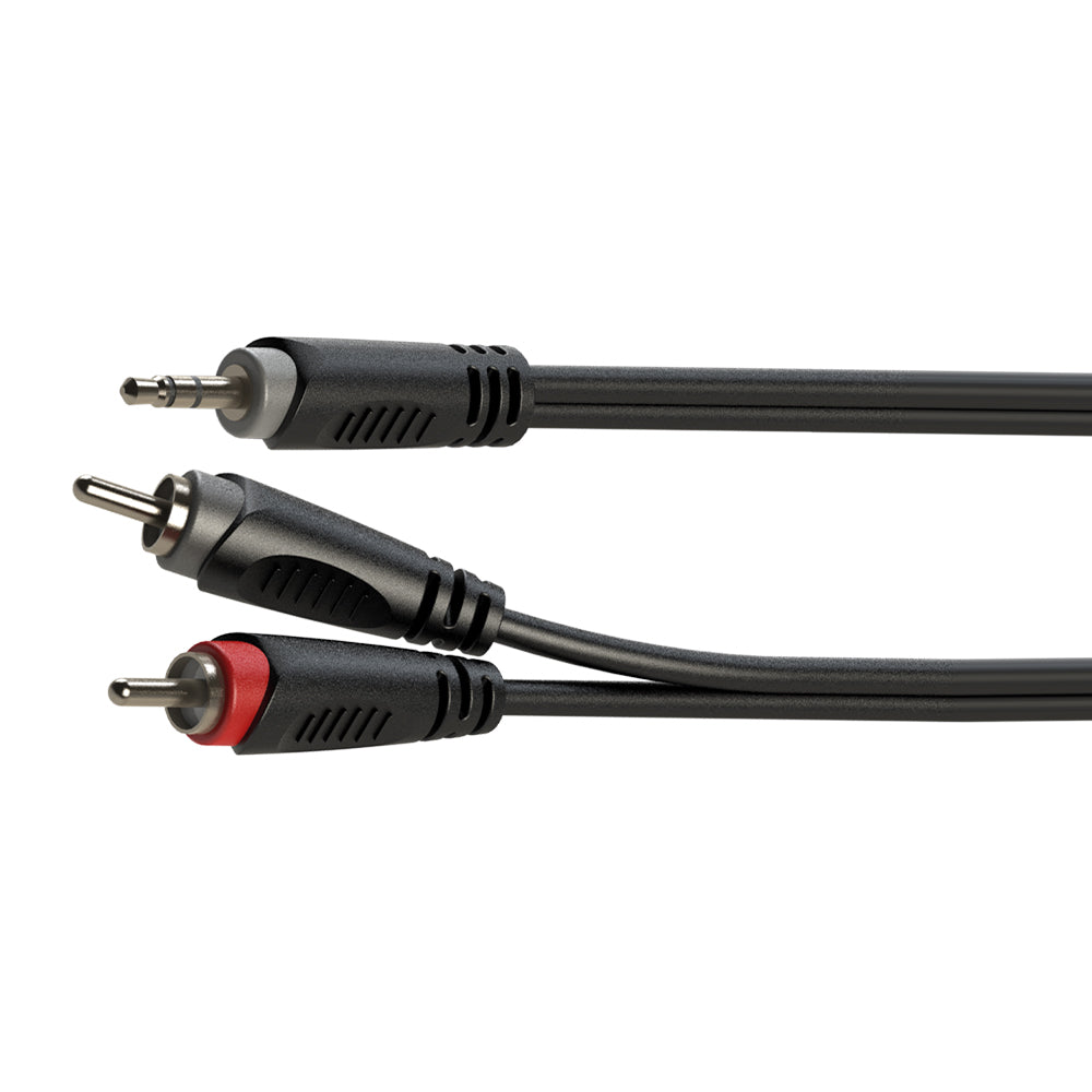 Cable Roxtone 3 m (Cable plug ST. 3.5mm a 2 plug RCA)