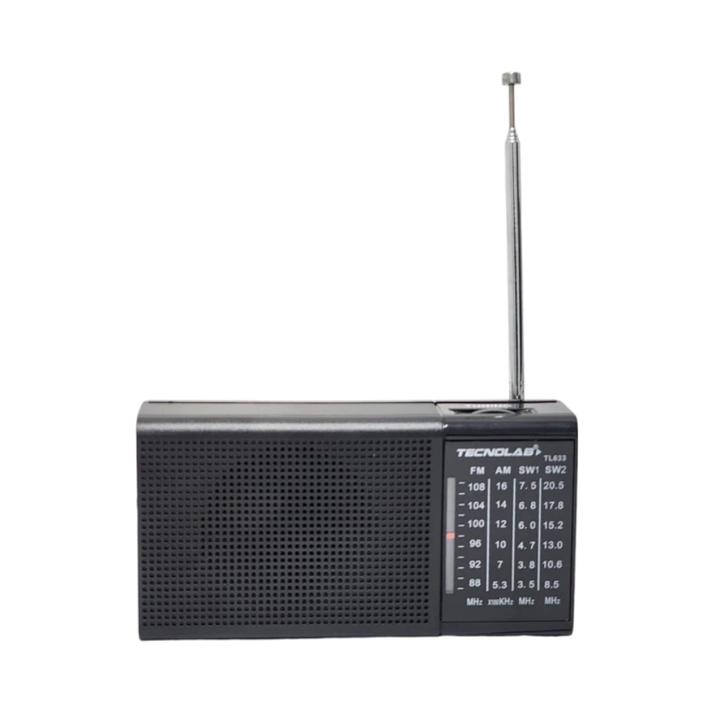 Radio Portátil de Bolsillo AM/FM/SW Tecnolab
