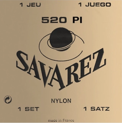 Cuerdas guitarra clásica nylon entorchado alta tensión Savarez