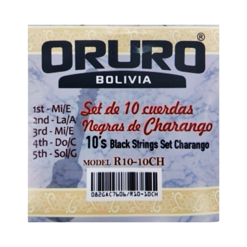 Set 10 Cuerdas Negras Charango Oruro