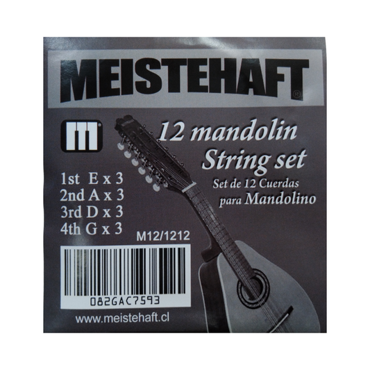 Set De 12 Cuerdas Para Mandolina M12/1212 Meistehaft