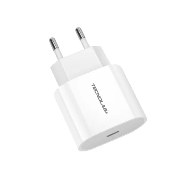 CARGADOR USB TIPO C PD 20W SIN CABLE TECNOLAB TL626