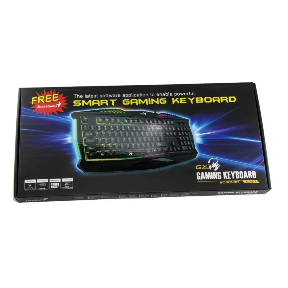Teclado Gamer Inteligente Scorpion K220 Genius