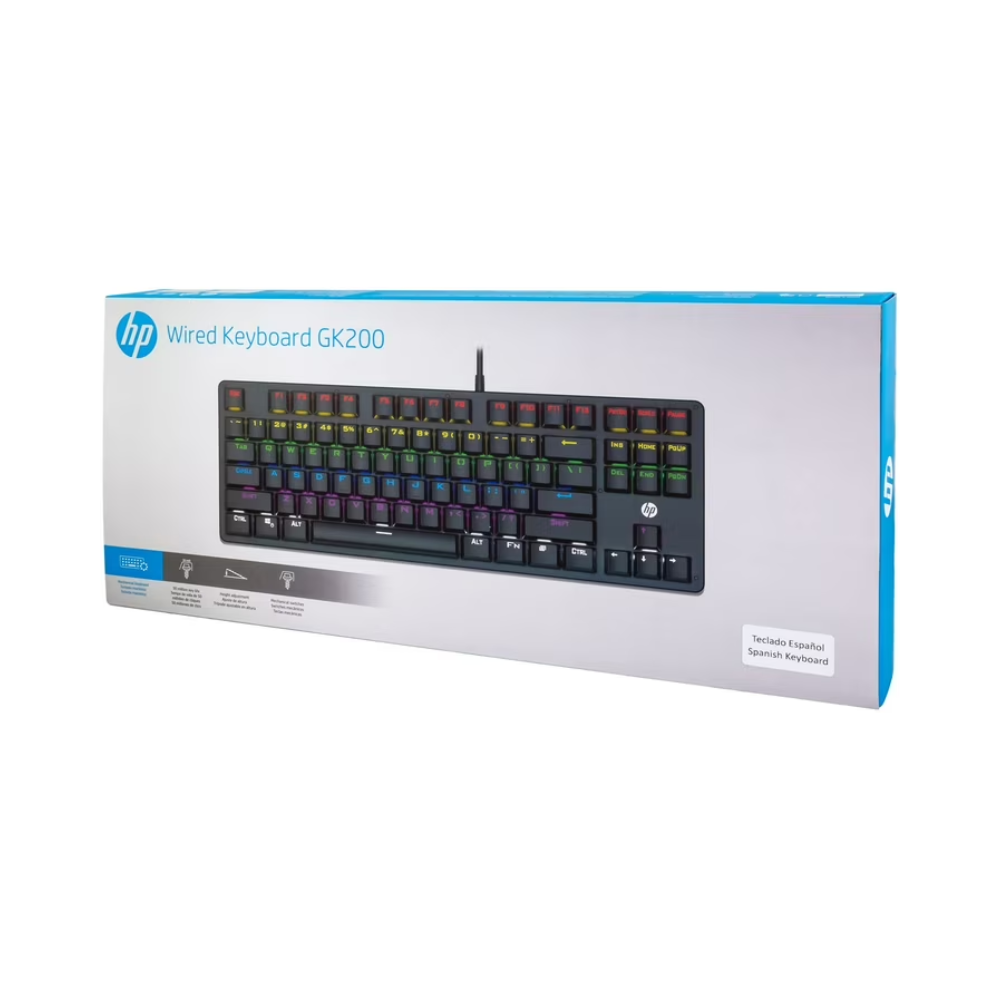 Teclado Gamer Mecánico GK200 HP
