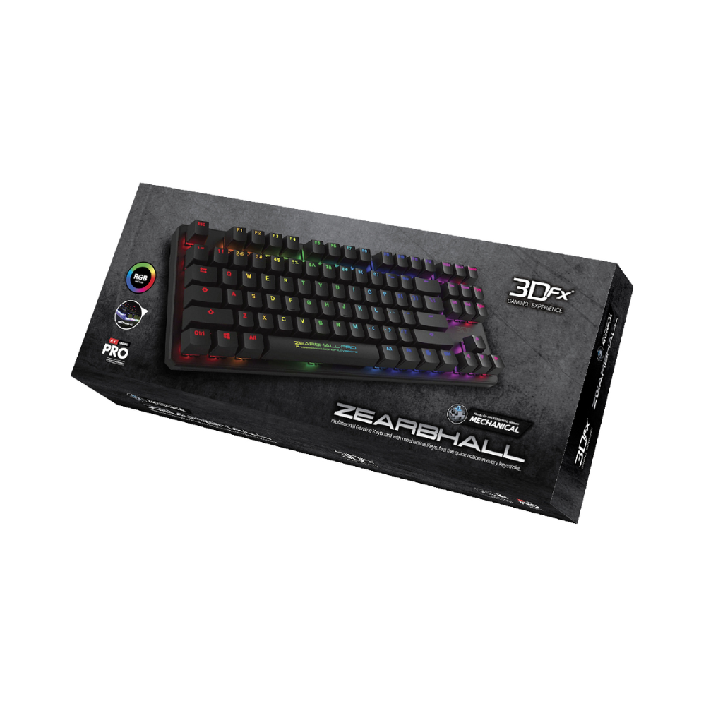 Teclado Mecánico Gamer Zearbhall 3DFX