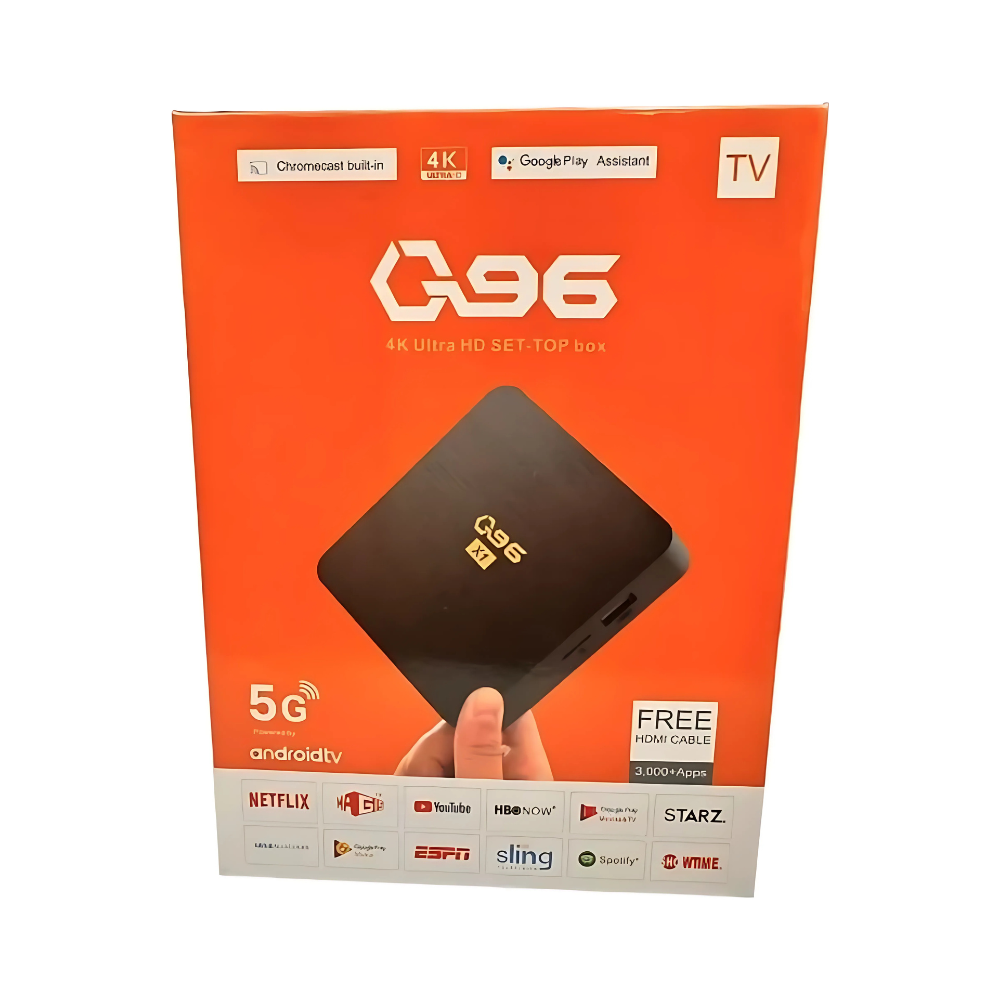 Tv Box 8Gb RAM 128GB ROM 4K Ultra HD Q96