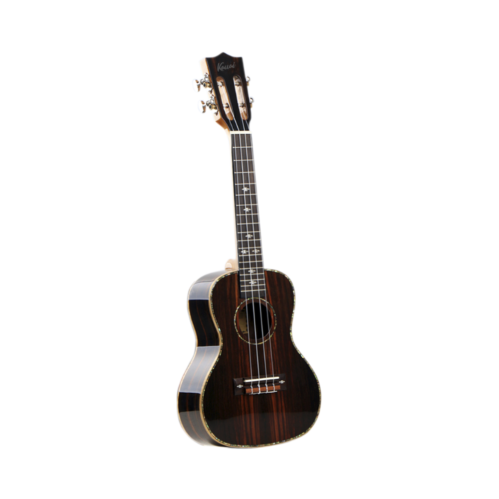 Ukelele Concierto 24" Ébano Kauai