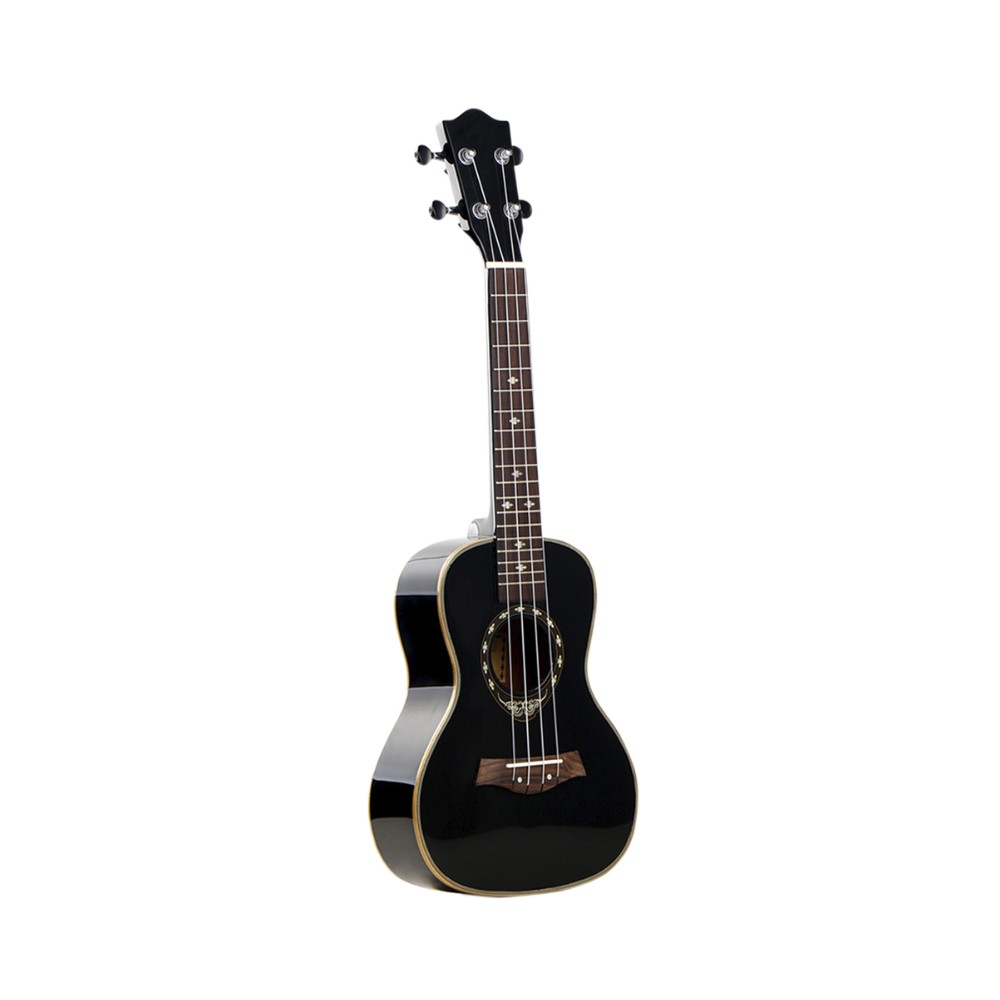 Ukelele Soprano 21” Black Kauai