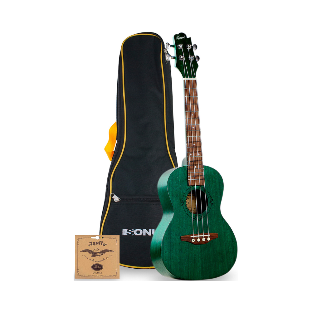 Ukelele Soprano 21" Verde Kauai
