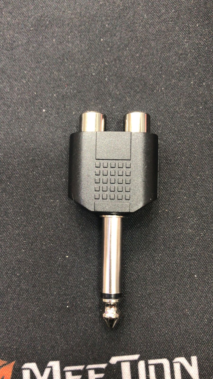 Adaptador 2 RCA a 6,3 mono