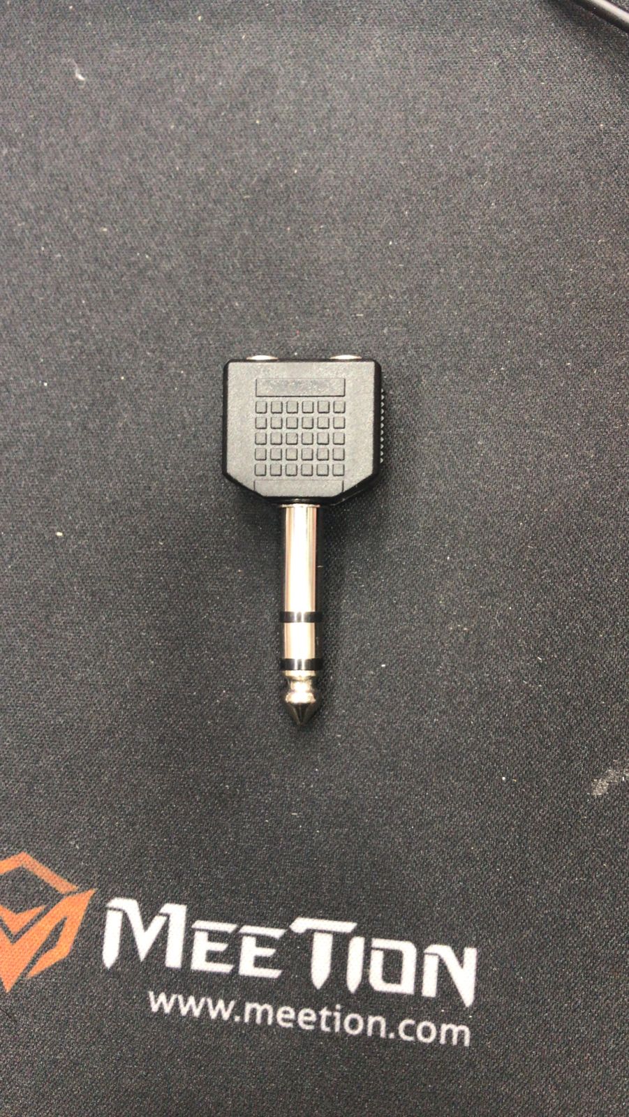 Adaptador 2 plug 3,5 a 1/6,3 stereo