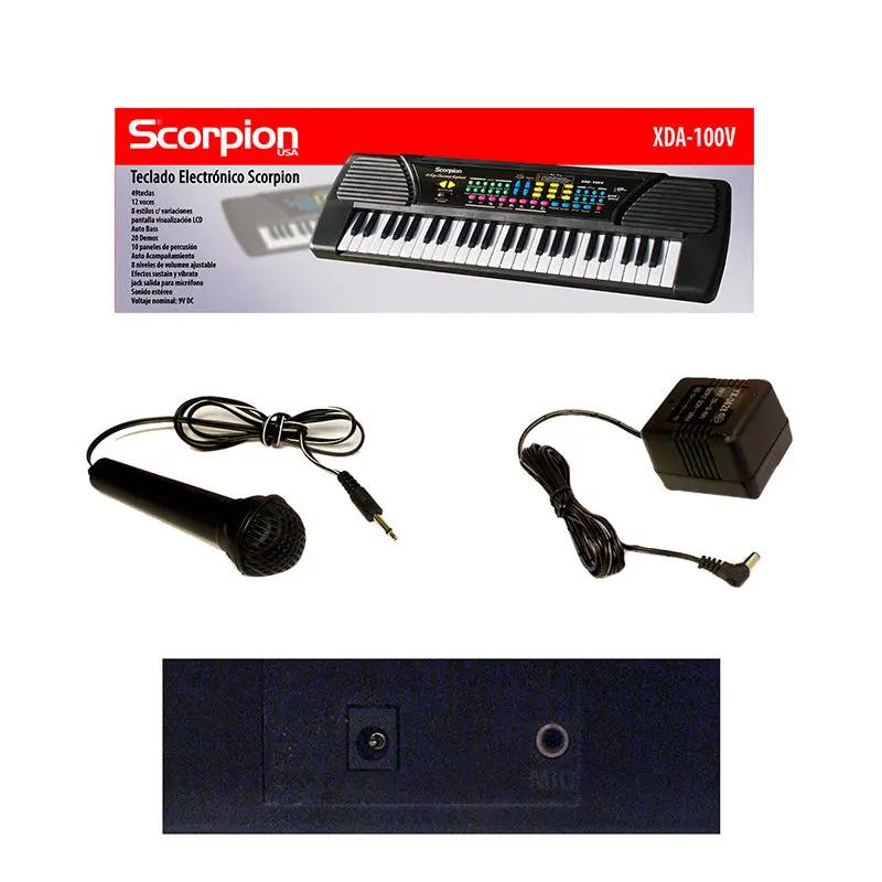 Teclado 4 Octavas Scorpion XDA-100V
