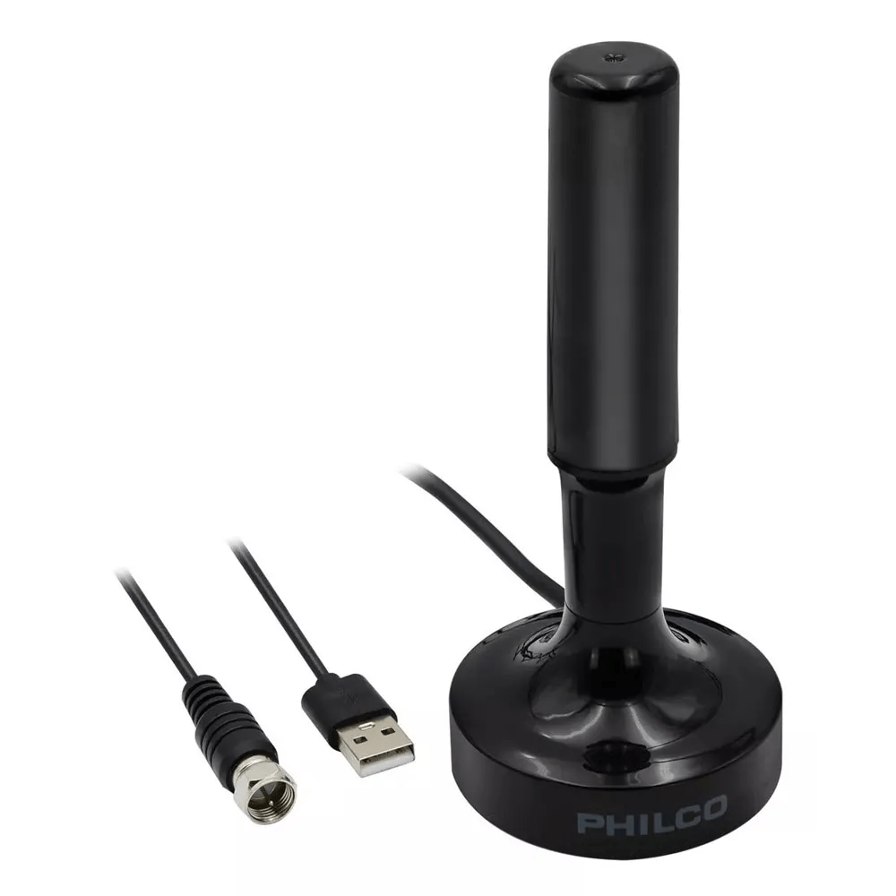 Antena TV Digital HD con amplificador de señal Philco - Espacio música