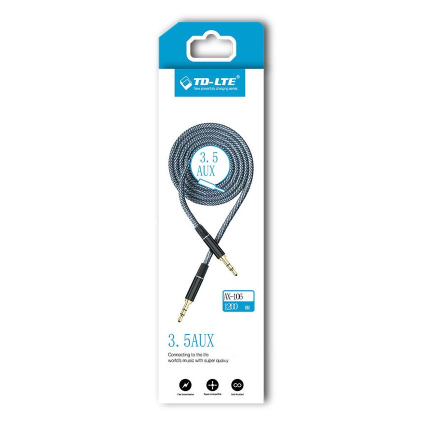 Cable de audio aux. 3.5mm TD-LTE
