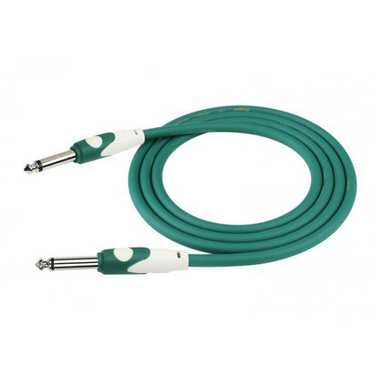 Cable instrumento 6,3 mono 3 m verde Kirlin