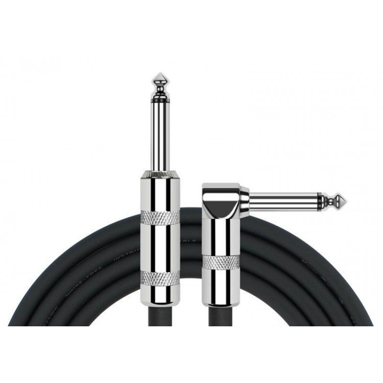 Cable instrumento 6,3 mono en L 10m Kirlin