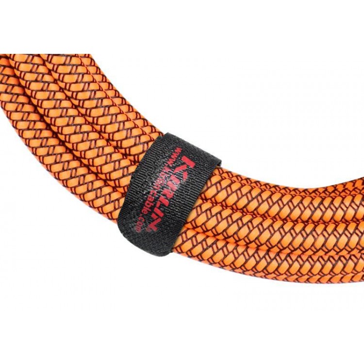 Cable instrumento 6,3 mono tela naranja 3 m Kirlin