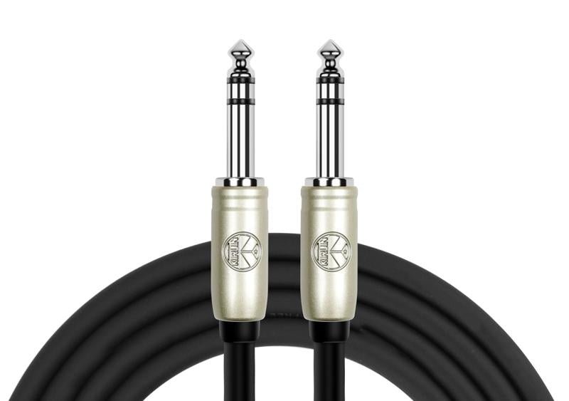 Cable 6,3 TRS a 6,3 TRS 3m Metálico Kirlin - Espacio música