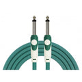 Cable instrumento 6,3 mono 3 m verde Kirlin - Espacio música