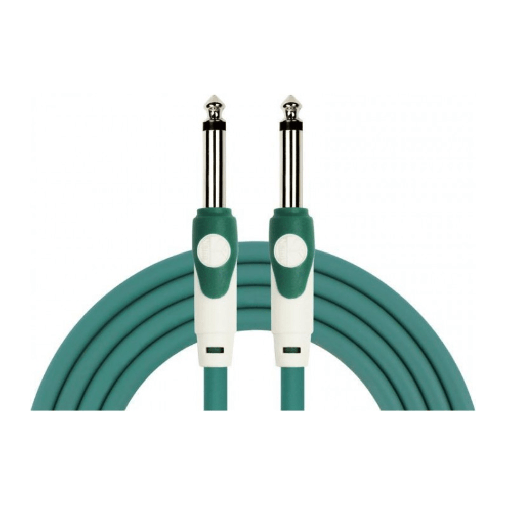 Cable instrumento 6,3 mono 6 m verde Kirlin - Espacio música