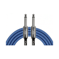 Cable instrumento 6,3 mono tela azul 3 m Kirlin - Espacio música