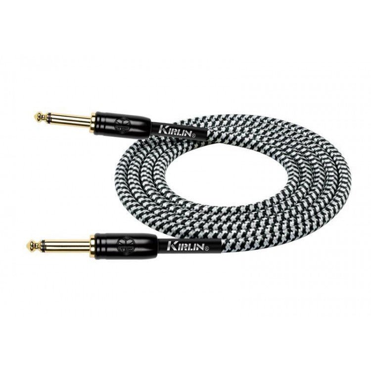 Cable instrumento 6,3 mono tela gris 6 m Premium Kirlin - Espacio música