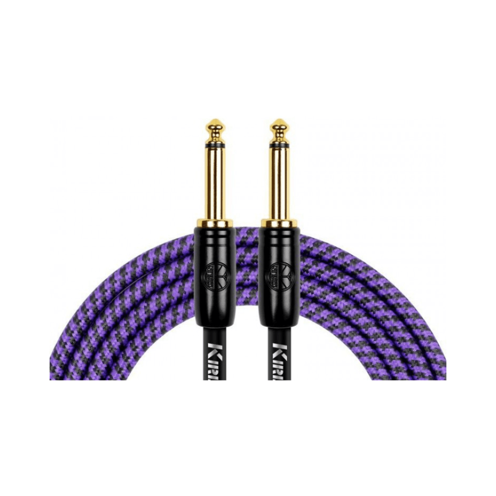 Cable Instrumento 6,3 Mono Tela Purpura 6 m Premium Kirlin - Espacio música