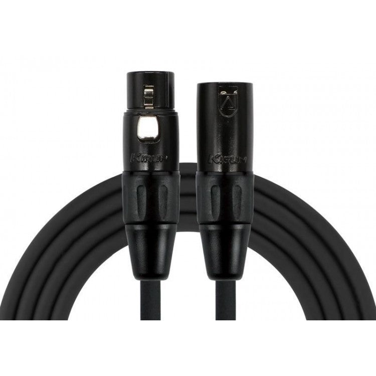 Cable para micrófono XLR macho a hembra 6m negro Kirlin - Espacio música