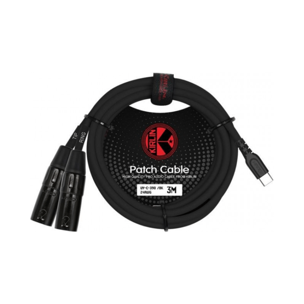 Cable USB C a 2 XLR Macho 3 m Kirlin - Espacio música