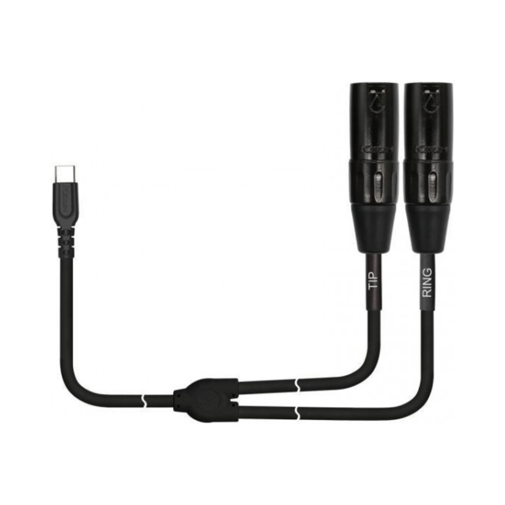 Cable USB C a 2 XLR Macho 3 m Kirlin - Espacio música