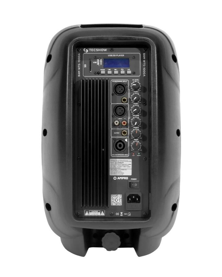Caja Activa 10" 250W BAM 1000A TecShow - Espacio música