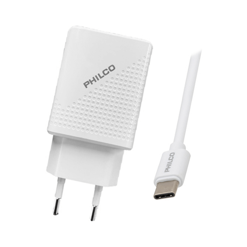 Cargador Rápido con Puerto Tipo C 20W Philco - Espacio música