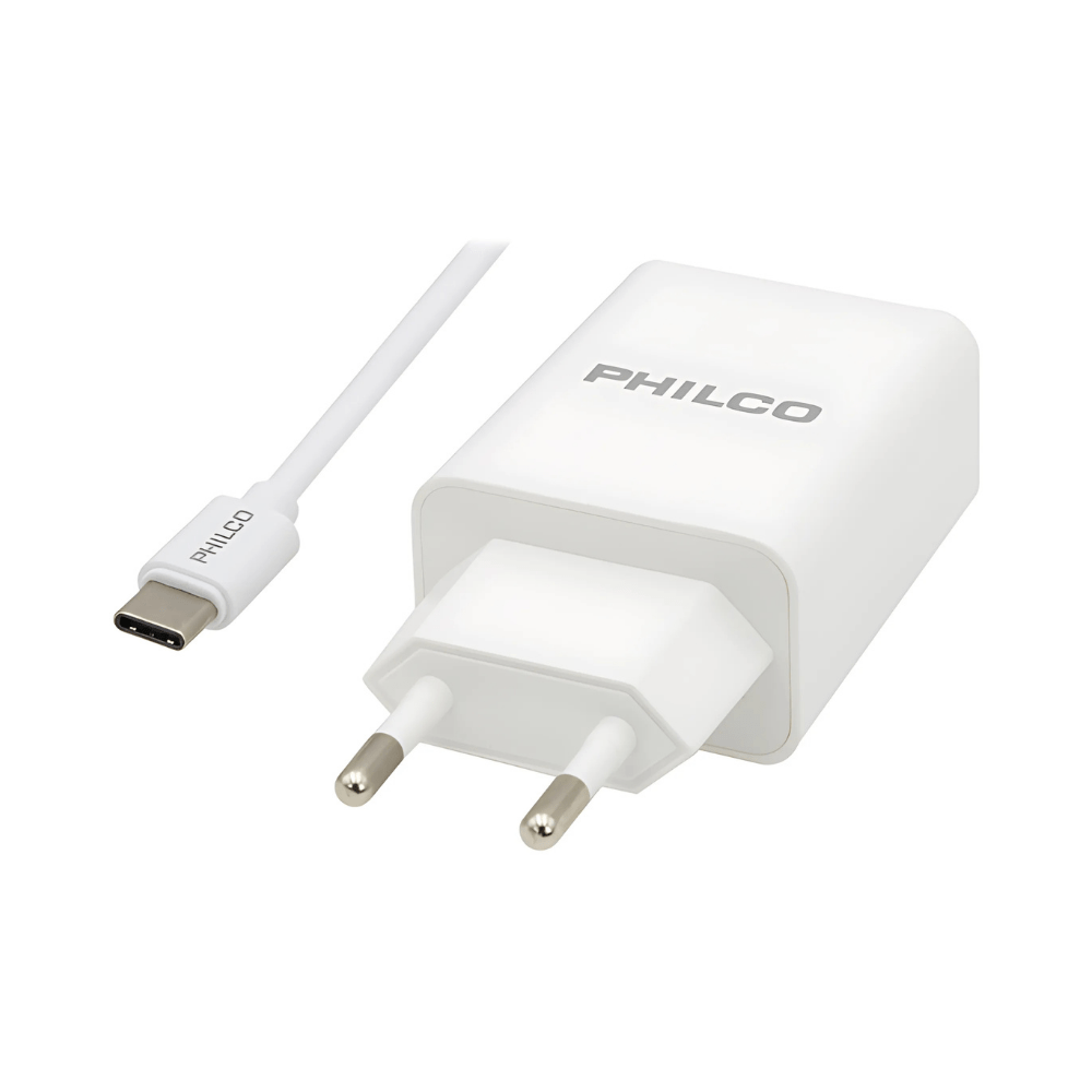 Cargador USB Inteligente con Cable Tipo C Philco - Espacio música