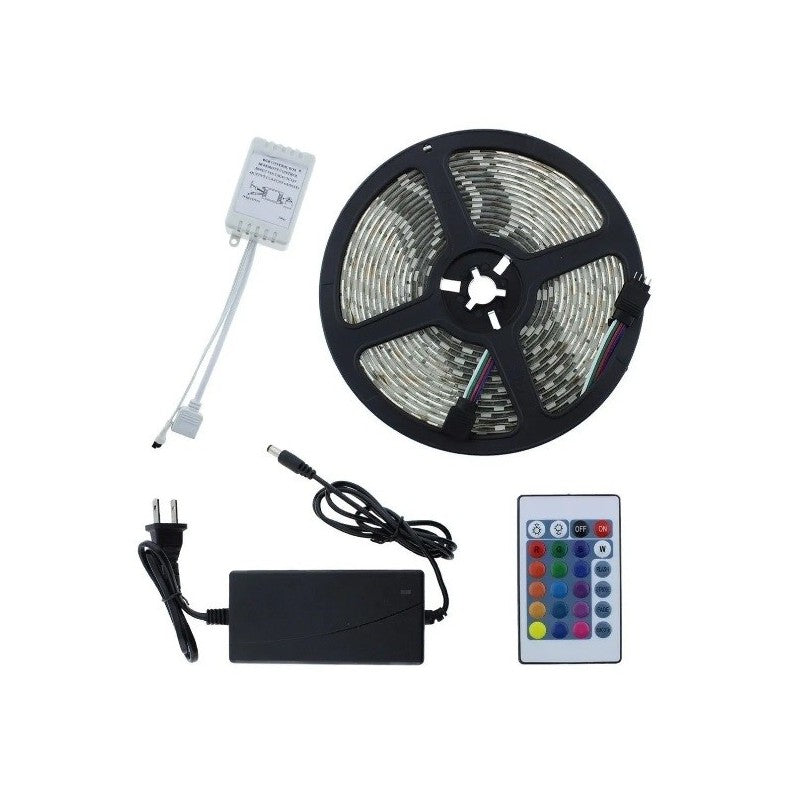 Cinta Led RGB con control 5 m 300 Led Ultra